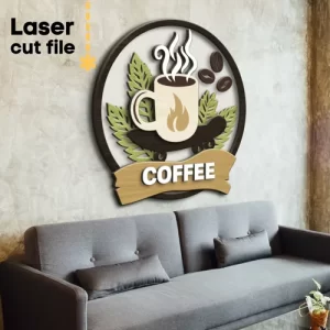 Café Multicapa - Corte Láser