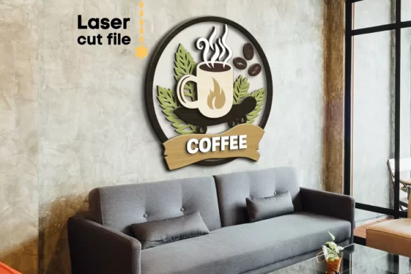 Café Multicapa - Corte Láser
