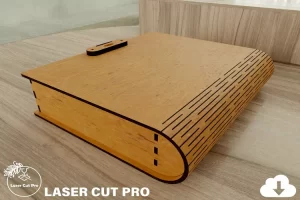 Archivo láser de caja de libro