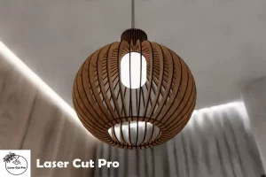 Lámpara colgante con diseño cortado con láser | Lámpara colgante para decoración del hogar.