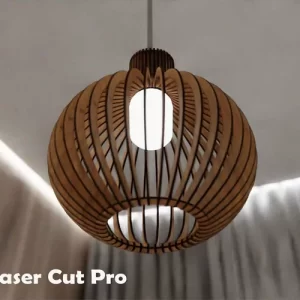 Lámpara colgante con diseño cortado con láser | Lámpara colgante para decoración del hogar.