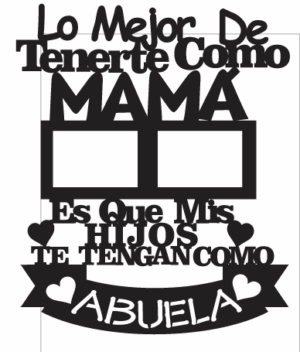 Porta retrato Día de las madres