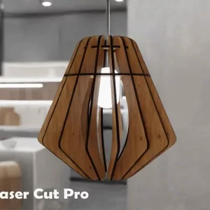 Lámpara colgante con diseño cortado con láser | Lámpara colgante para decoración del hogar.