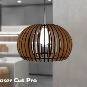 Lámpara colgante con diseño cortado con láser | Lámpara colgante para decoración del hogar.