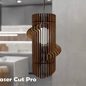 Lámpara colgante con diseño cortado con láser | Lámpara colgante para decoración del hogar.