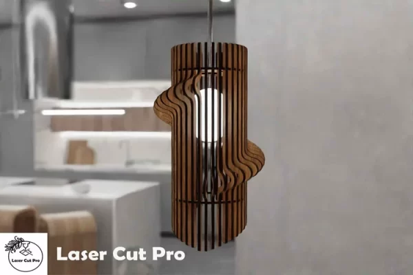 Lámpara colgante con diseño cortado con láser | Lámpara colgante para decoración del hogar.