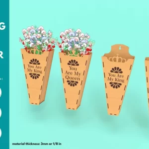 Caja para flores