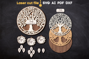 Árbol de la vida - Corte Láser