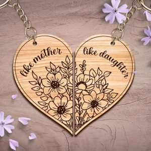 Llavero corazón día de las madres