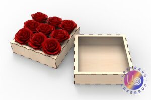 Caja para rosas