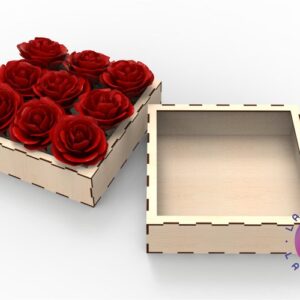 Caja para rosas