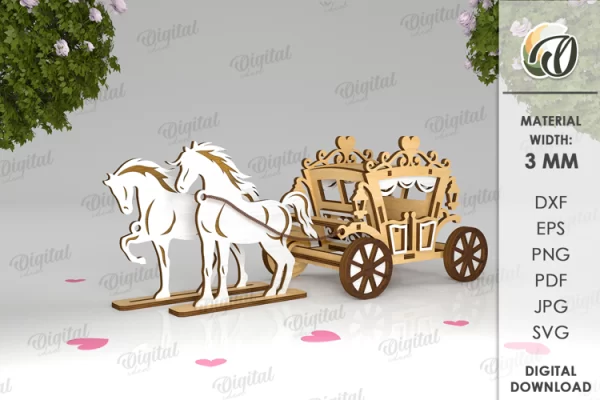 Carruaje con caballos