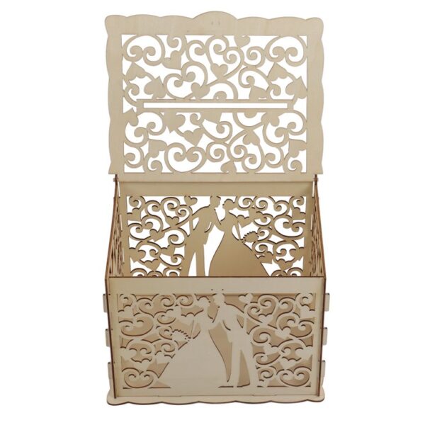 Caja lluvia de sobres boda - Corte Laser - Gratis