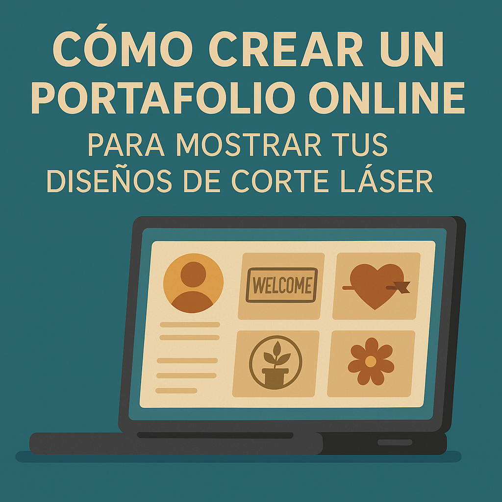 Cómo hacer un portafolio digital profesional para mostrar tus diseños de corte láser