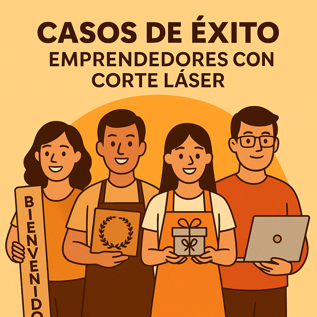 Historias de emprendedores que han tenido éxito con corte láser desde casa