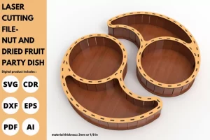 Caja para botanas y bebida