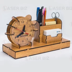 Organizador con reloj