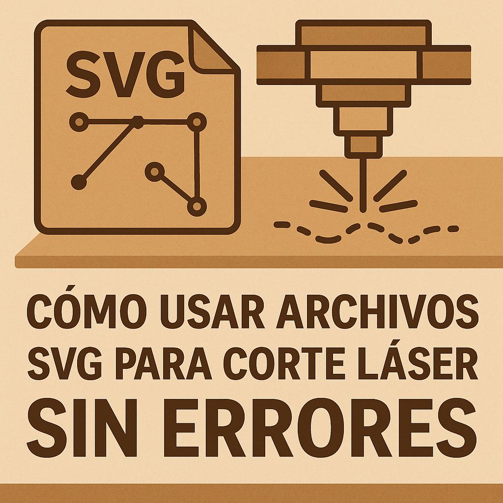 Cómo usar archivos SVG en corte láser y evitar errores comunes