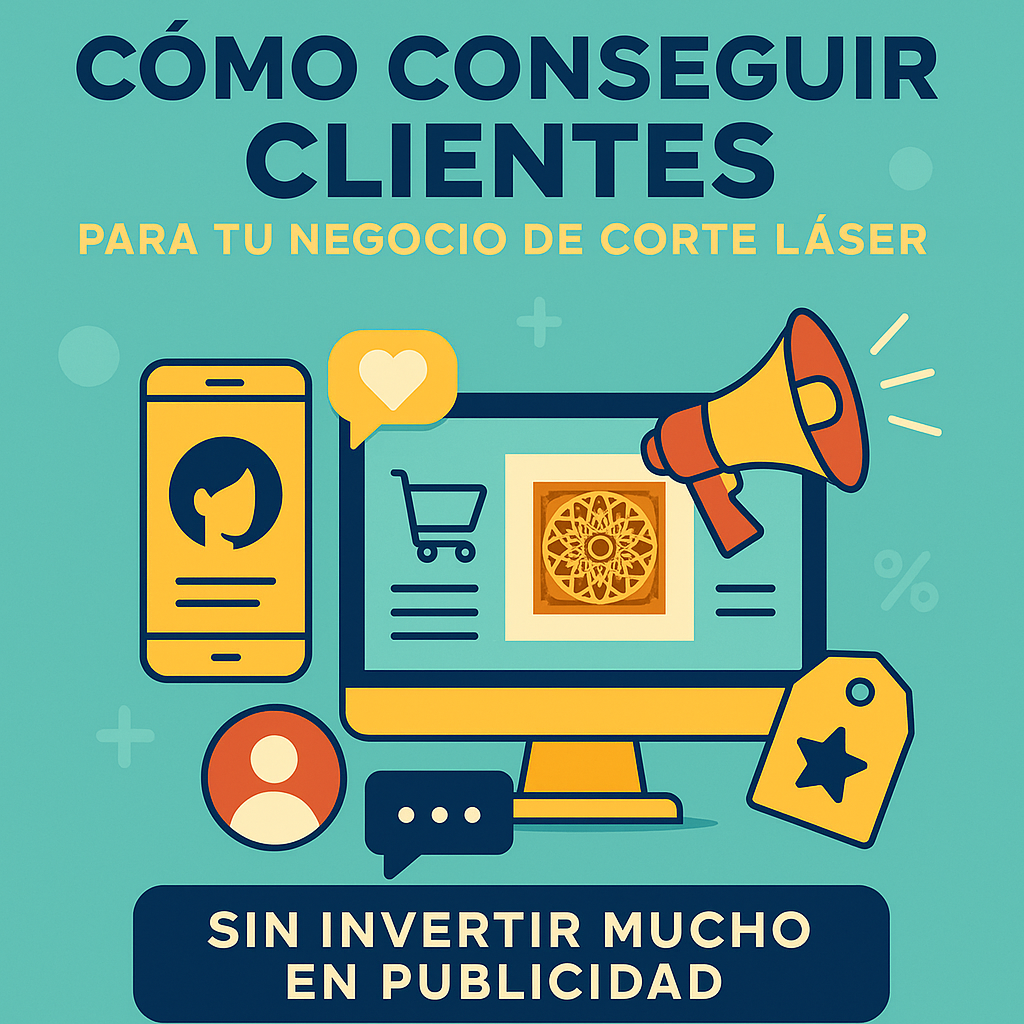 Cómo conseguir clientes para corte láser sin gastar en publicidad