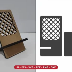Soporte decorativo para teléfono Lasercut - Soporte para teléfono Lasercut