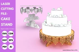 Estante para pastel - Corte Láser