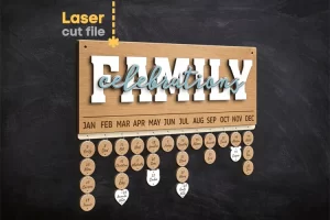 Calendario de celebración familiar