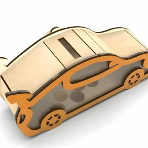Alcancia coche - Corte Laser - Gratis