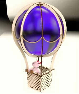 Globo aerostático - Corte Láser - Gratis