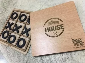 Juego del gato Tic Tac Toe - Corte Laser