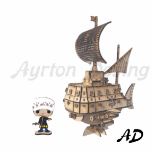 Barco Polar Tang de ONE PIECE - Corte Laser - Gratis