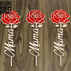 Rosa día de las madres