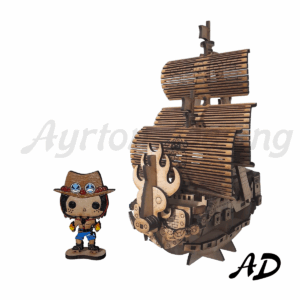 Barco Piece of Spadille de ONE PIECE - Corte Laser - Gratis
