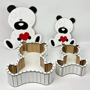 Caja en forma de oso