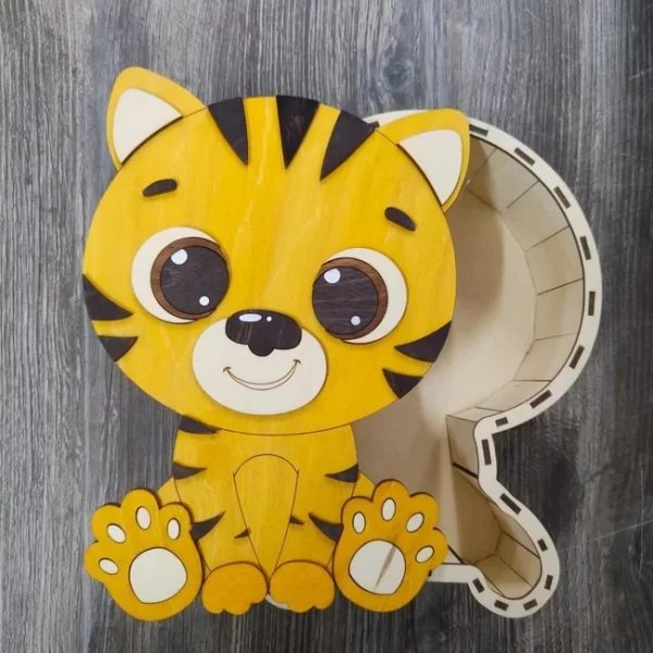 Caja tigre para corte laser