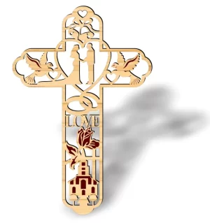 Cruz para bodas - Corte Laser