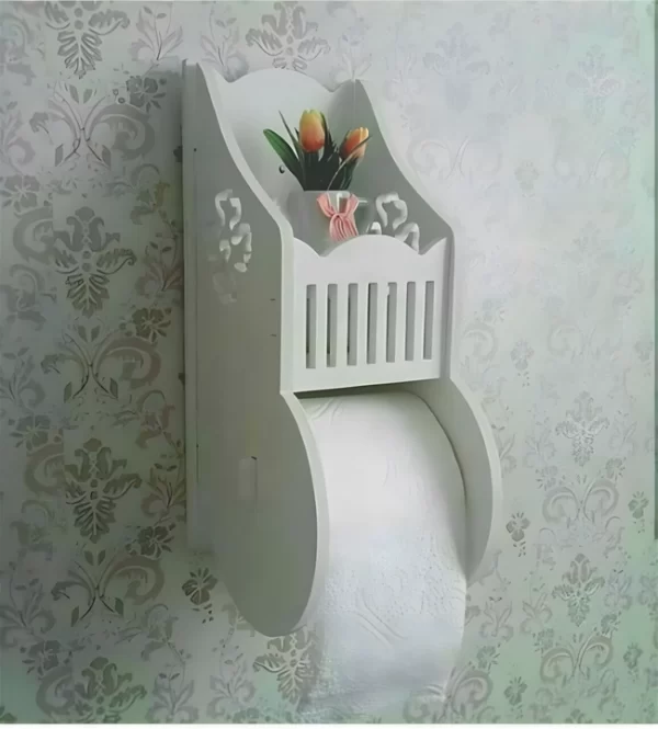 Porta papel de baño - Corte Láser - Gratis