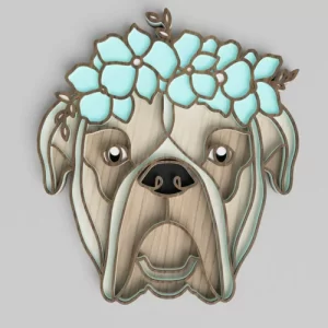 Perro multicapa - Corte Láser