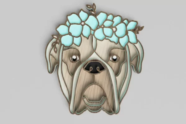 Perro multicapa - Corte Láser