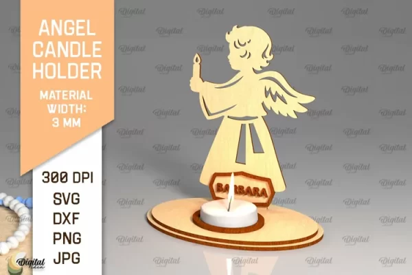 Ángel con vela
