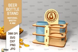 Porta cerveza - Corte laser - gratis