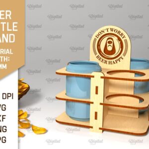 Porta cerveza - Corte laser - gratis