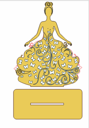 VESTIDO CON MARIPOSAS