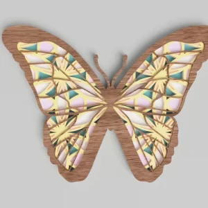 Mariposa multicapa