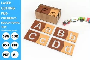 Abecedario educativo - Corte Láser