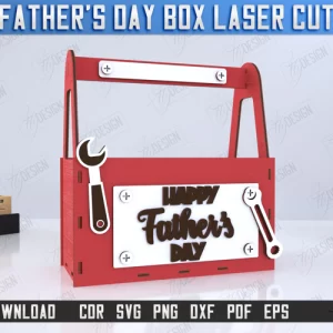 Caja de regalo para el Día del Padre | Caja de almacenamiento | Caja de herramientas | Lima CNC