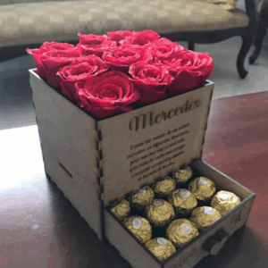Caja para flores y chocolates - Gratis