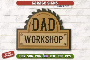 Letrero de garaje personalizado | Letrero de pared para mecánico | Man Cave