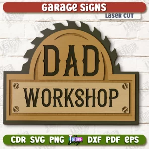 Letrero de garaje personalizado | Letrero de pared para mecánico | Man Cave