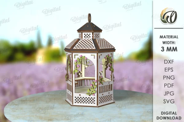 Kiosco 3D  Corte Láser