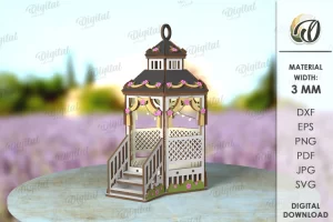 Kiosco 3d Corte Láser